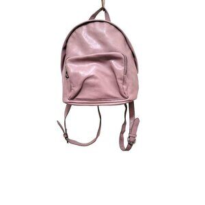 Universal Thread Mauve Backpack Faux Leather Adjustable Straps Multiple Compartm
